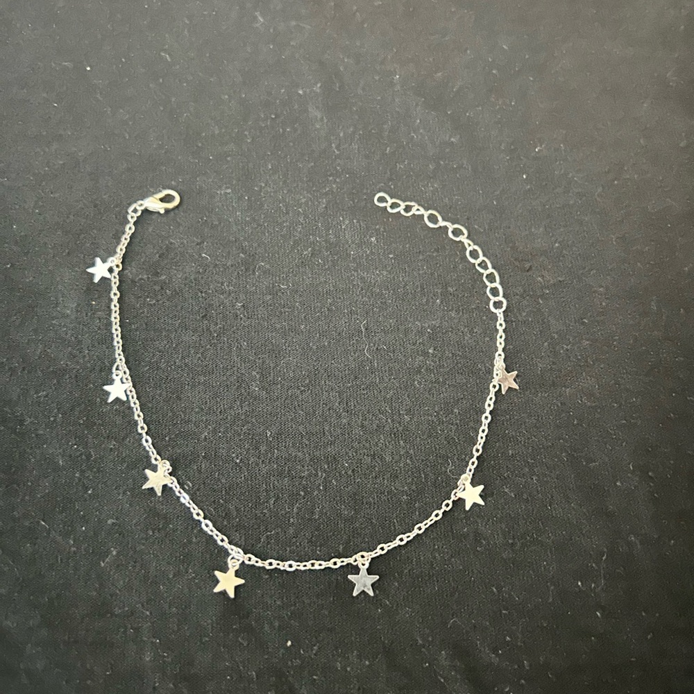 Silver Star Charm Bracelet